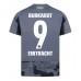 Maillot de foot Eintracht Frankfurt Jonathan Burkardt #9 Troisième vêtements 2025-26 Manches Courtes
